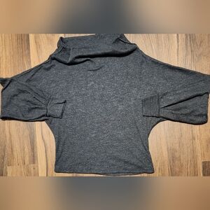 NWOT Womens Sz Med We The Free Loose Fitting Gray Sweater Relaxed Boho Pullover